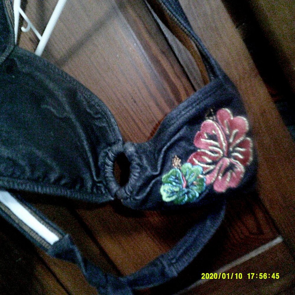 Denim Swim Top